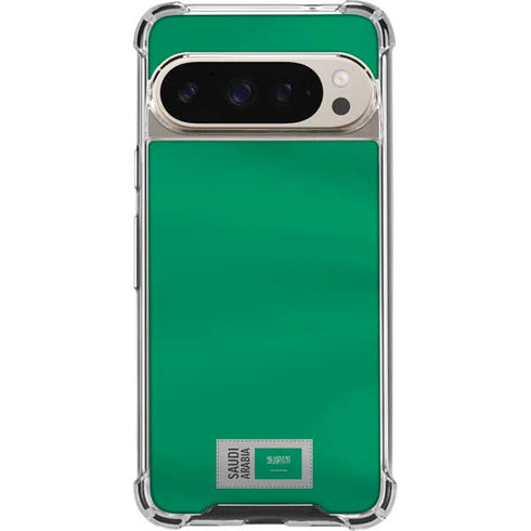 Saudi Arabia Soccer Flag Pixel 9/9 Pro Clear Case